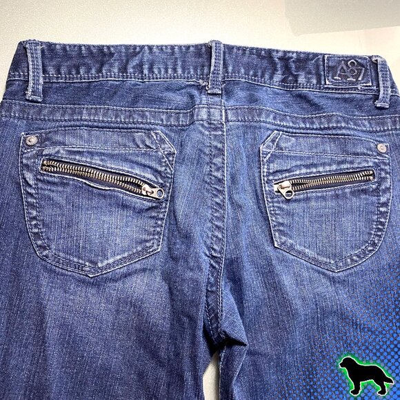 Aeropostale Bayla Skinny Jeans Denim Size 11 / 12 Regular with Zipper Pockets - Picture 5 of 8